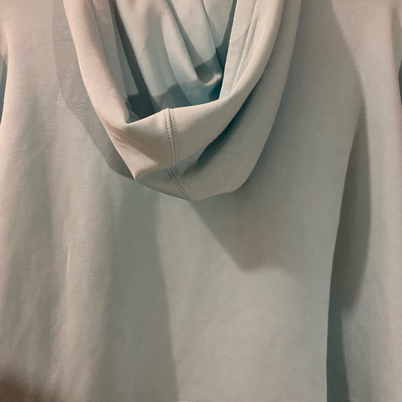 Simply Southern woman’s Aqua Blue Cropped Hoodie - Picture 11 of 11